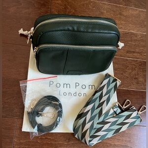 Pom Pom London Mayfair Plus Bag with 2 straps